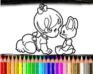 rajzols - Baby girl coloring