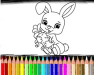 rajzols - Rabbit coloring book HTML5