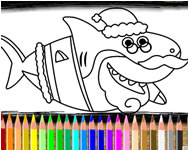 rajzols - Shark coloring book HTML5
